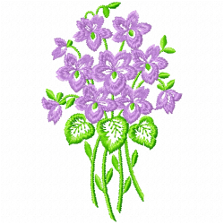 Flowers And Tree Embroidery Design 4 Flowers And Tree Embroidery Design 4
